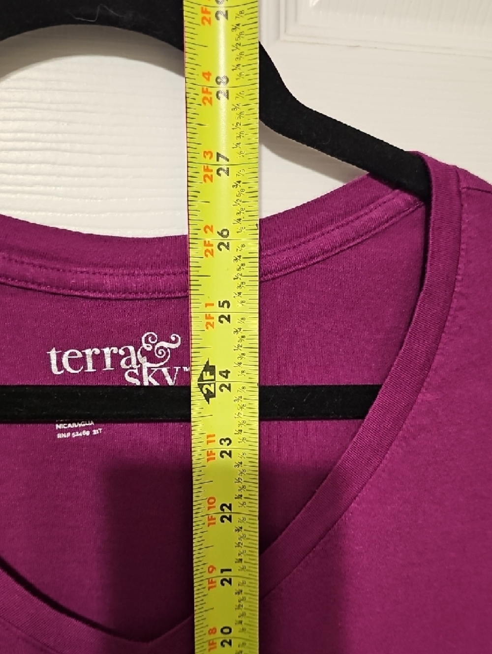 Terra & Sky Plum Long-Sleeve Crew Neck Top - Picture 6 of 7